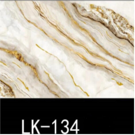TRADE SHOP - Pannello Adesivo Effetto Marmo Perlato Venato Oro 120x300cm Pareti Paraschizzi Stanza -