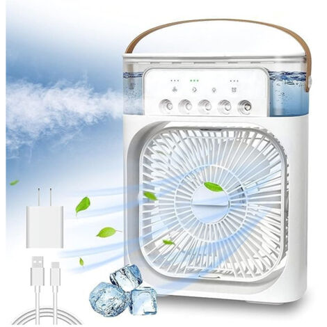 Ventilatore portatile generico da collo, ventilatore senza foglie