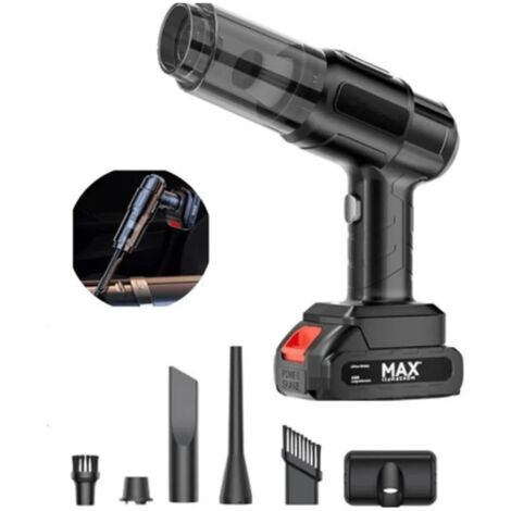 TrAdE Shop Traesio - Mini Aspirapolvere Aspirabriciole Senza Fili Potente Portatile A Batteria Auto Casa -