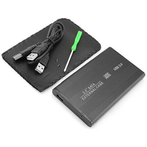 TRADE SHOP - Case Box In Alluminio Per Hard Disk Esterno Ide 2.5 Con Usb 2.0 Custodia Hdd - (1/5)