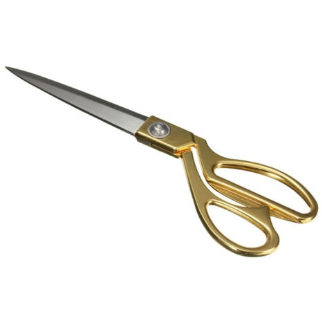 TRADE SHOP - Forbici Da Sarto Placcato Oro 240 Mm Green Well Cutting Per Tessuto Stoffe -