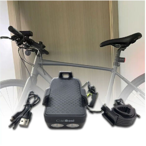 TRADE SHOP - Luce Torcia Anteriore Per Bici Bicicletta Con Campanello Incorporato Ipx6 T-9293 - (1/3)