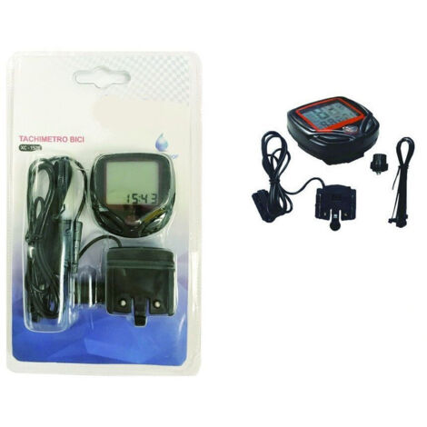 TRADE SHOP - Tachimetro Per Bicicletta Bici Computer Con Display Digitale Ciclismo Xc-1528 - (1/2)