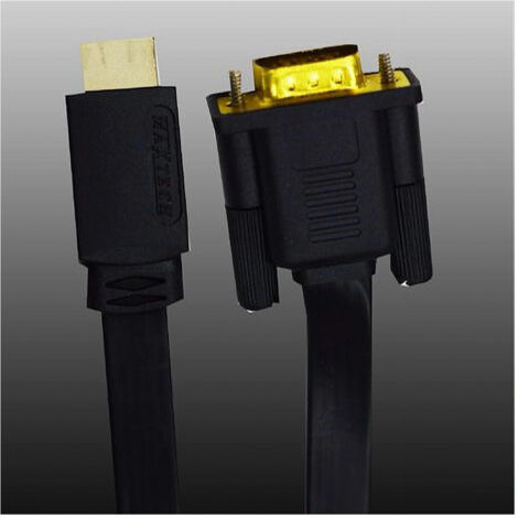 TRADE SHOP - Cavo Adattatore Video Da Hdmi A Vga Da 3 Metri 1080p 24k Oro Maxtech Hdmi-va3.0m - (1/2)