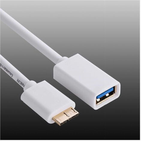 TRADE SHOP - Cavo Adattatore Otg Cable Micro Usb 3.0 Per Dati Dispositivi Maxtech Otg-n001 - (1/2)