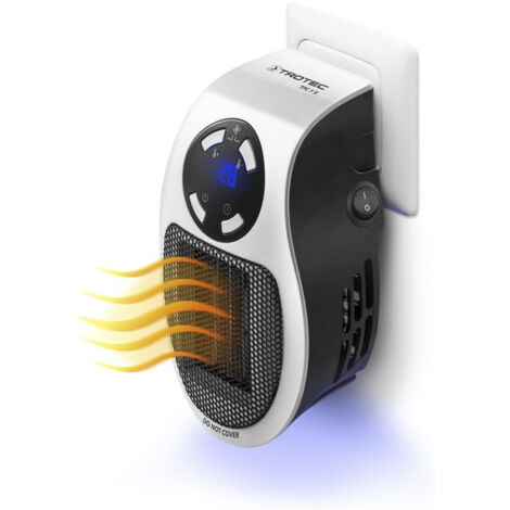 TRADE SHOP - Mini Stufa Elettrica A Muro Parete Display Digitale Handy Termo Riscalda 500 W - (1/5)