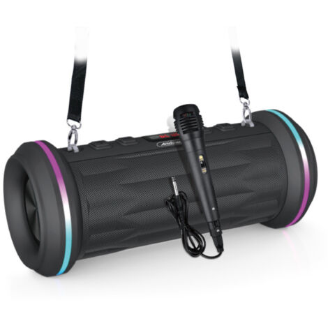 Andowl - Altoparlante Bluetooth Portatile Microfono Radio Tws Usb Funzione Karaoke Q-yx8 - (1/5)