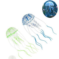 TRADE SHOP - Decorazione Medusa In Silicone Per Acquario Dolce E Marino Fluorescente Pesci -