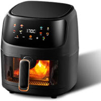 TrAdE Shop Traesio - Miglior Friggitrice Ad Aria Da 8 Lt 1350w Display Control Smart Forno Visibile -