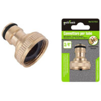 TRADE SHOP - Connettore Universale Per Rubinetto 3/4" Adattatore Rapido Tubo Giardino 57053 -