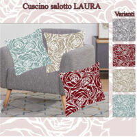 TRADE SHOP - Cuscini Arredo Fodera Cuscino Divano Salone Zona Living Vari Colori Laura 50x50 -