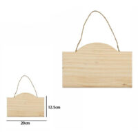 TRADE SHOP - Decorazione In Legno Decoupage Da Appendere Con Corda Insegna 20 X 12.5cm 74200a -