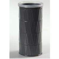 TRADE SHOP - Bicchiere Portaspazzolino In Latta 6x14cm Appoggio Bagno Colori Assortiti 655500 -