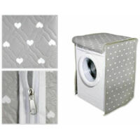 TRADE SHOP - Telo Copri Lavatrice Copertura Fantasia Universale Trapuntato 63 X 58 X 85 Cm -