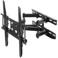 TrAdE Shop Traesio - Staffa Braccio Porta Tv Da 20 A 60 Pollici Supporto A Parete Per Televisore Move -