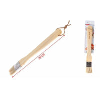 TRADE SHOP - Pennello Per Barbecue Grigliate 29cm Legno Spalmare Oli Salsa Marinature 2406326 -