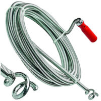TRADE SHOP - Molla Cavo Stura Lavandino Fogne Scarico Lavabo Sturafogne Manuale 7m -