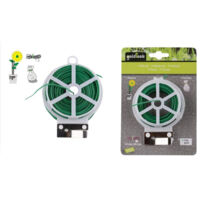 TRADE SHOP - Filo Di Ferro Plastificato Anima Di Ferro Per Giardino Giardinaggio 20 Mt 90131 -