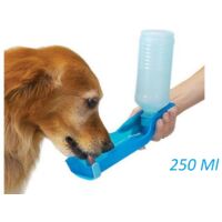 TRADE SHOP - Abbeveratoio Portatile 300 Ml Cani E Gatti Borraccia Richiudibile Colorata -
