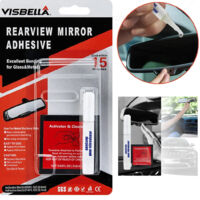 TrAdE Shop Traesio - Kit Riparazione Specchietto Retrovisore Auto Colla Adesivo Super Professionale -