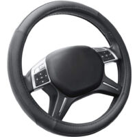 TRADE SHOP - Coprivolante Copri Volante Universale Per Auto Nero 37-39cm Con Presa Comfort -