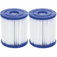 TRADE SHOP - Set 2 Pezzi Filtro A Cartuccia I Per Pompe Da 1.249 Lt/h Ricambio Piscina 58093 -