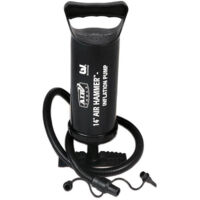 TRADE SHOP - Pompa Di Gonfiaggio Manuale Piscina 30cm Volume 850cc 3 Adattatori Valvola 62002 -