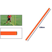 TRADE SHOP - Marcatori Per Allenamento 100 Cm Calcio Ostacoli Slalom Colori Fluo E Resistenti - Arancione