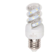 TRADE SHOP - Lampadina Led E27 11w 1045lm Tortiglione Vortice Spirale Luce Fredda Naturale Calda - -Bianco Caldo -