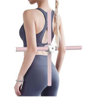 TRADE SHOP - Bastoncini Da Yoga Retrattili Strumento Allungamento Correttore Posturale Schiena -