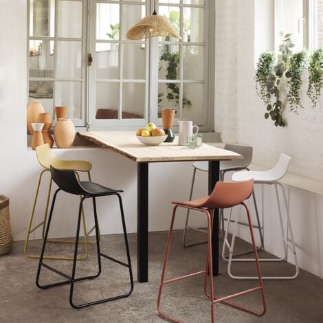 Stool Altura Isla Otac Pp White Atmosphera