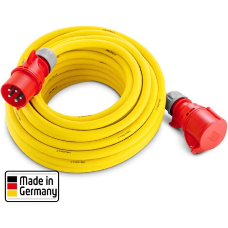 VERTEX Kabeltrommel 50 Meter Mit 4 Steckdosen - 3000W Für Garten & Werkstatt