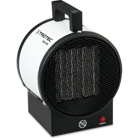 Trotec – Chauffage soufflant céramique 2000W – Surface d'action 20m² – Protection anti-surchauffe – Chaleur sans condensation