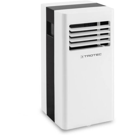 TROTEC Climatiseur mobile PAC 2600 X - 3-en-1 refroidissement, ventilation, déshumidification - 2,6 kW, 9.000 BTU/h, 2 niveaux de ventilation, fonction purification d'air, télécommande, minuterie