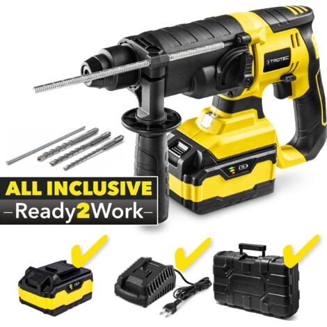 Trotec Perceuse-perforateur sans fil PRDS 20-20V - inclus batterie et chargeur rapide