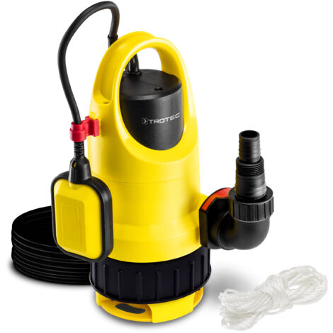 Trotec – Pompe submersible 900W – Débit 15 000 l/h – Profondeur d'immersion max 7 m – IPX8 – Pour eaux claires et sales
