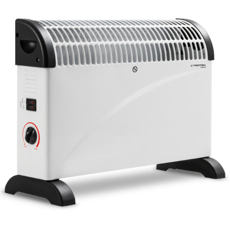 Trotec – Radiateur convecteur électrique 2000 W – 3 niveaux de chauffe – Fonction anti-givrage – Thermostat réglable – Silencieux et transportable - TCH 20 E