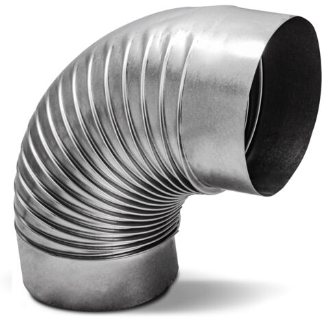Trotec – Coude à 90° pour tuyaux d'évacuation 150 mm – Installation fluide pour systèmes d'évacuation – Conçu pour gaz et espaces confinés