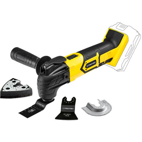Trotec – Outil multifonction sans fil 10-20V – Moteur puissant – Changement d’outil rapide – Compatible Flexpower 20V – Coffret de transport (1/5)