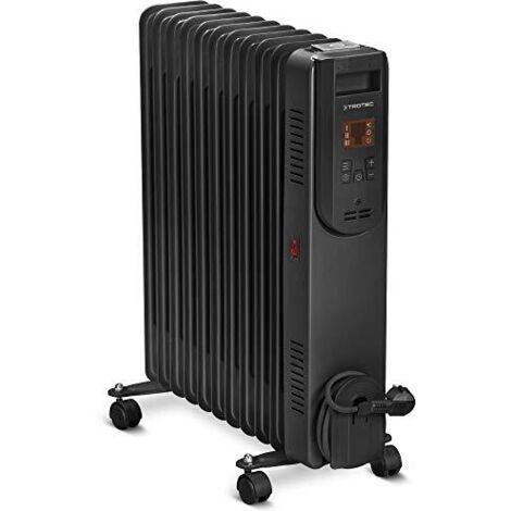 TROTEC TCH 18 E – Radiateur Convecteur Électrique 2000 W Puissant, Chauffage D'Appoint Rapide Et Silencieux Avec 3 Niveaux + Thermostat