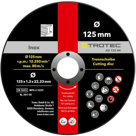 10 Disques De Coupe INOX Avalon 115mm Pour Meuleuse - Métal, Acier, PVC - Professionnel
