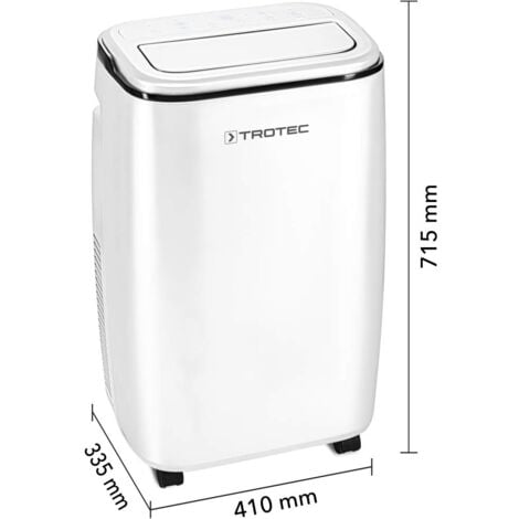 Trotec Climatiseur mobile monobloc PAC 3500 S - 46m2, Cat A, télécommande, écran LED
