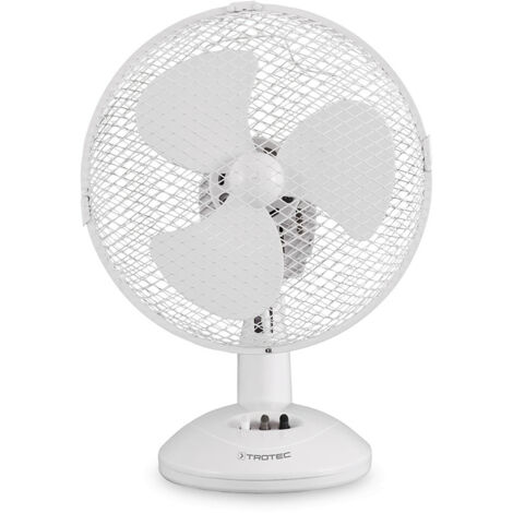Ventilateur de table Trotec TVE 9 - 25W, inclinable, pied antidérapant, économique