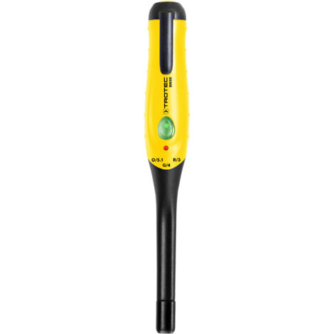 Trotec – Testeur de liquide de frein compact – Contrôle DOT3, DOT4, DOT5.1 – Indicateur d'humidité avec voyants lumineux – Pour véhicules âgés