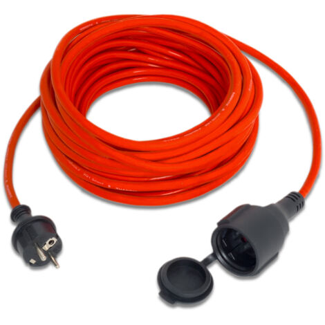 Trotec – Rallonge électrique 15 m 230 V 1,5 mm² – Câble H05RR-F 3G1,5 – Indice de protection IP44 – Pour chantiers humides