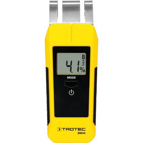 Trotec – Humidimètre non-destructif pour bois et béton – Mesure de 1 à 50 % d'humidité – Précision < 5 % – Électrodes de 40 mm