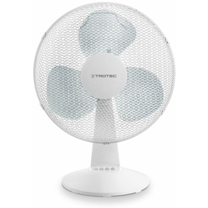 Trotec Ventilador De sobremesa tve 15 mesa 40 w oscilación 80° 3 velocidades silencioso