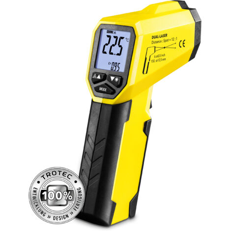 TROTEC Termómetro infrarrojo BP21 (medición temperatura: -35 °C hasta +800 °C)