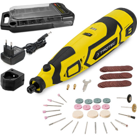 TROTEC Herramienta multifunción a batería PMTS 01-12V Juego de accesorios de 51 piezas