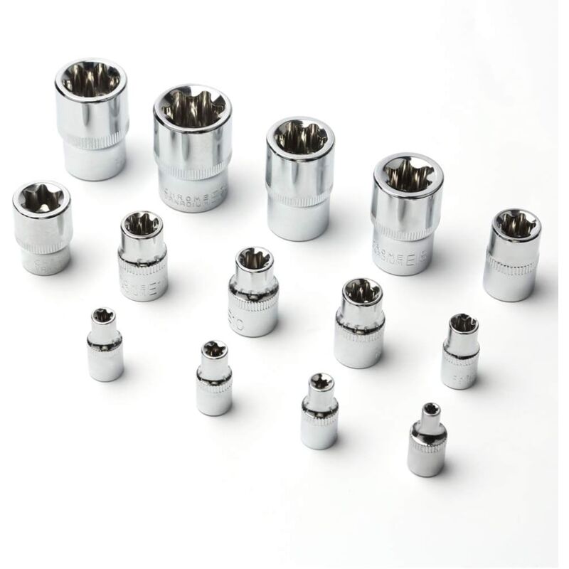 Blue Point 1/4 Female E Torx Socket Set E4-E8 - As sold by Snap On | UK Blue Point 1/4 Female E Torx Socket Set E4-E8 - As sold by Snap On | UK